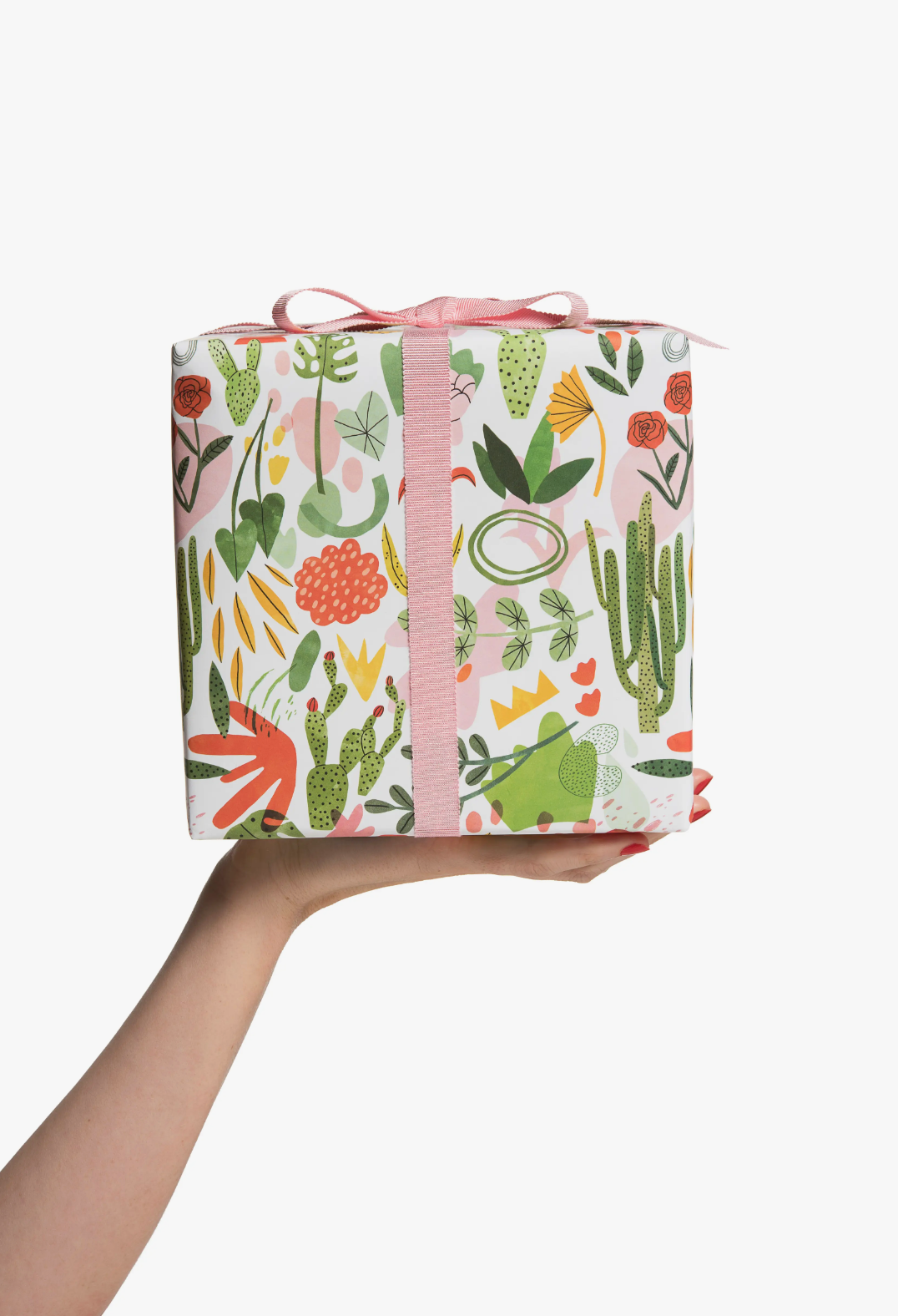 Rouleau Papier cadeau - Jardin de plantes grasses