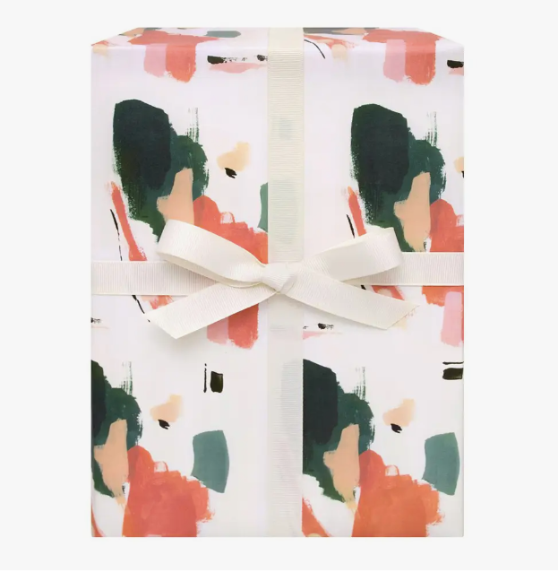 Papier d'emballage Terre de Sienna brûlée