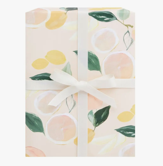 Papier d'emballage Agrumes
