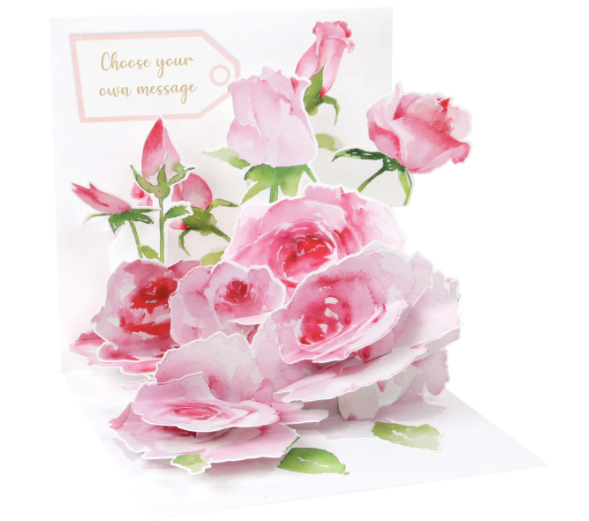 Carte de souhaits miniature - Roses