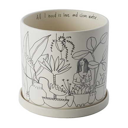 Pot "Plant Lady"