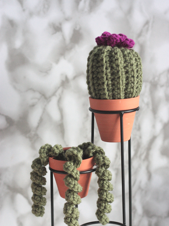 Atelier créatif - Fabrication d'un petit cactus en crochet