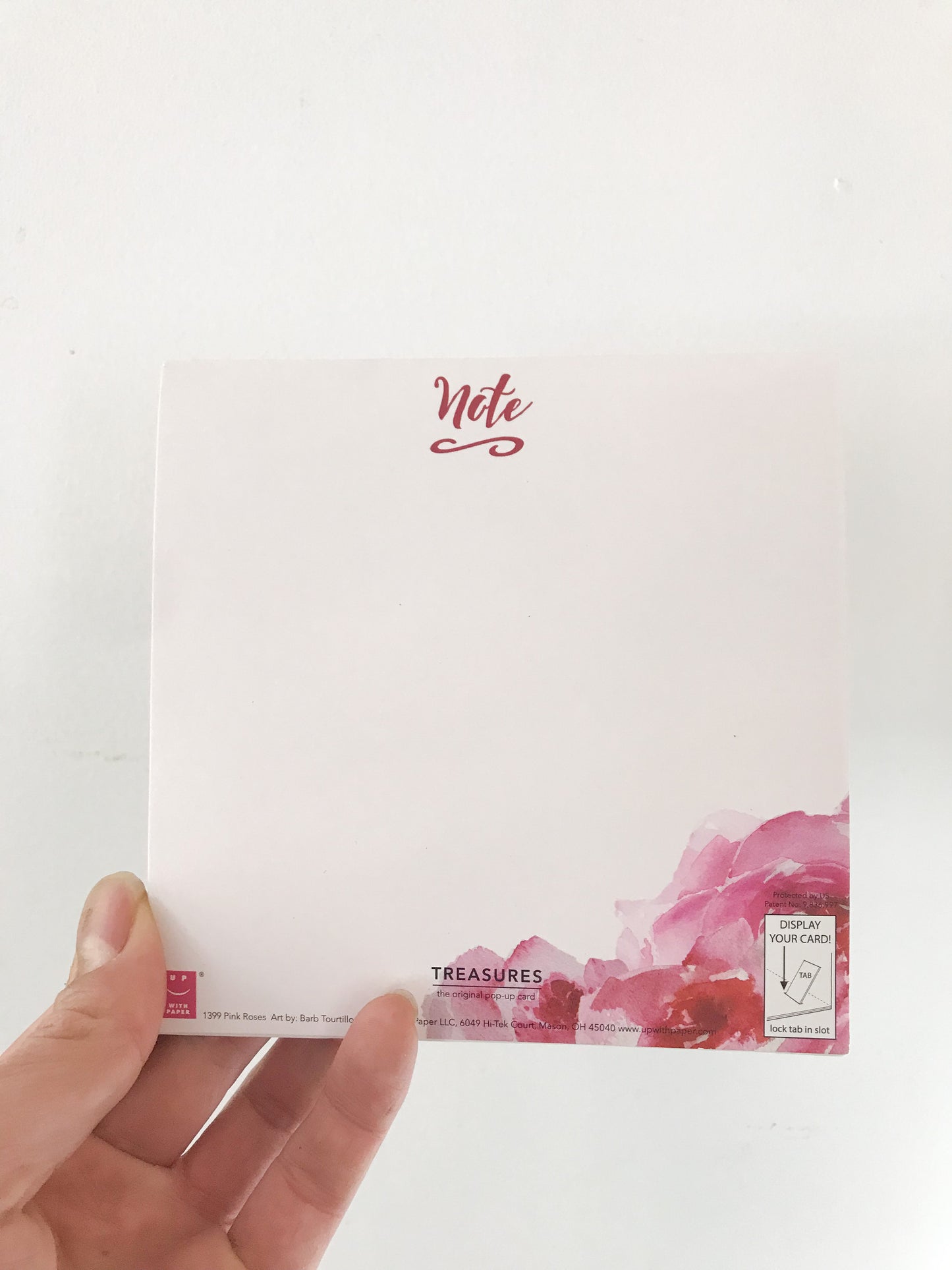 Carte de souhaits miniature - Roses