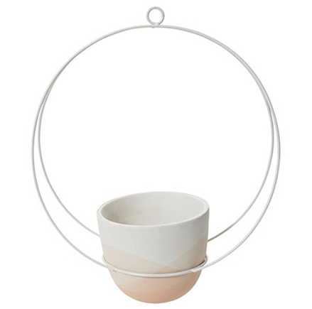 Raine 14.5" x 6.75" x 18" hanging planter