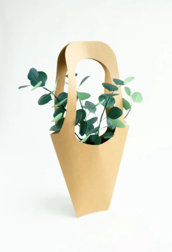 Bouquet d'eucalyptus en papier