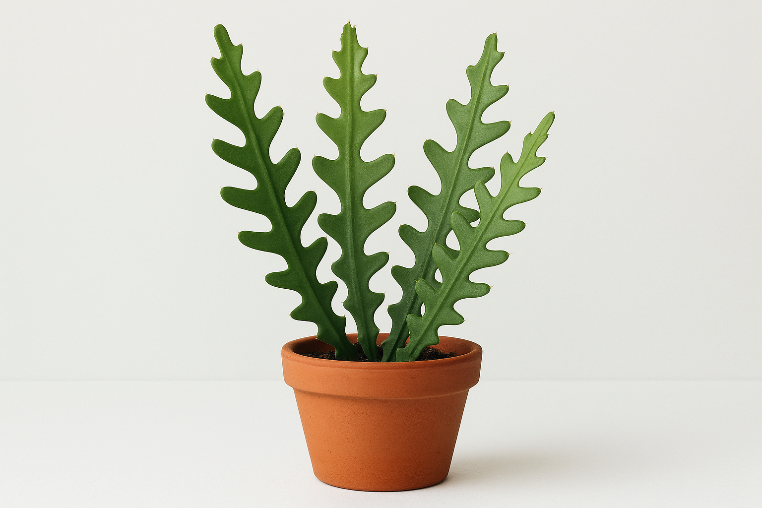 cactus zigzag dans un pot de 4"