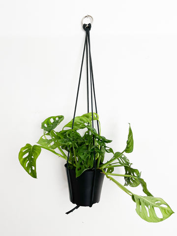 Jardinière minimaliste en cuir 30"