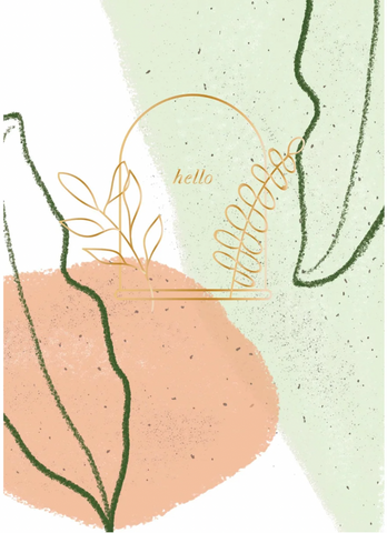 Greeting card - terrarium