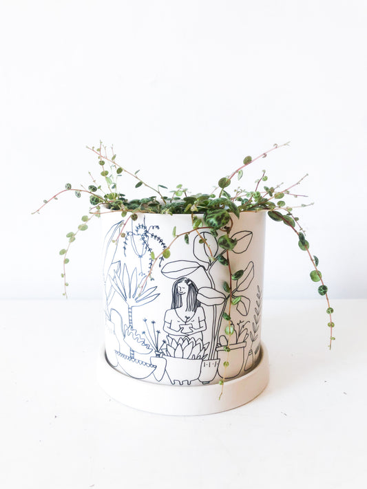 Plant Lady pot 4"