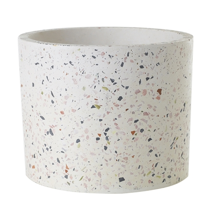 4.5" x 4.5" Terrazzo pot