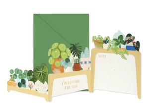 Greeting card - Plant shelves